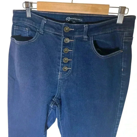 “One Republic“High Rise Skinny Ankle Jeans, Sz 12 . - Picture 2 of 4